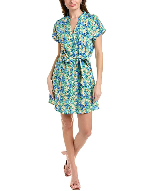 ANNA KAY Textured Pullover Shirtdress