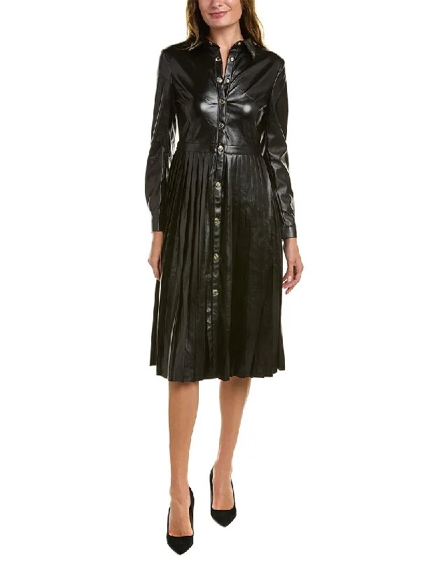 Elie Tahari Snap Front Shirtdress