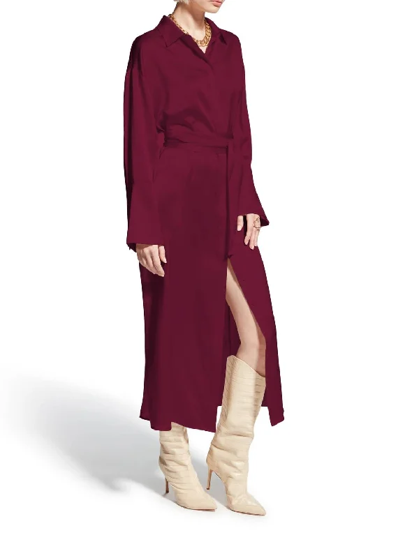 Elsa Shirt Dress In Port Royal