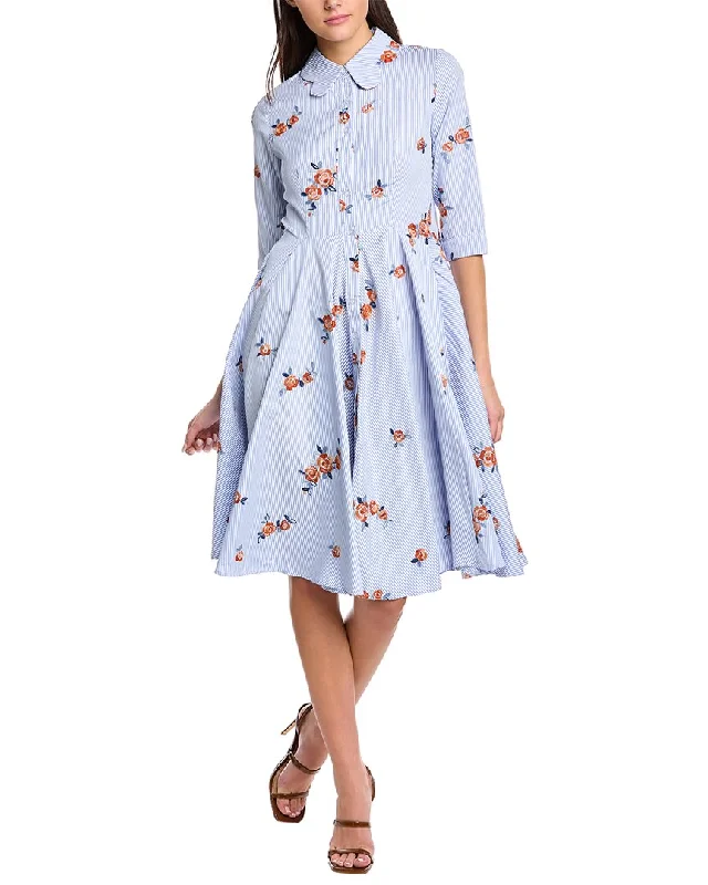Gracia Butterfly Shirtdress