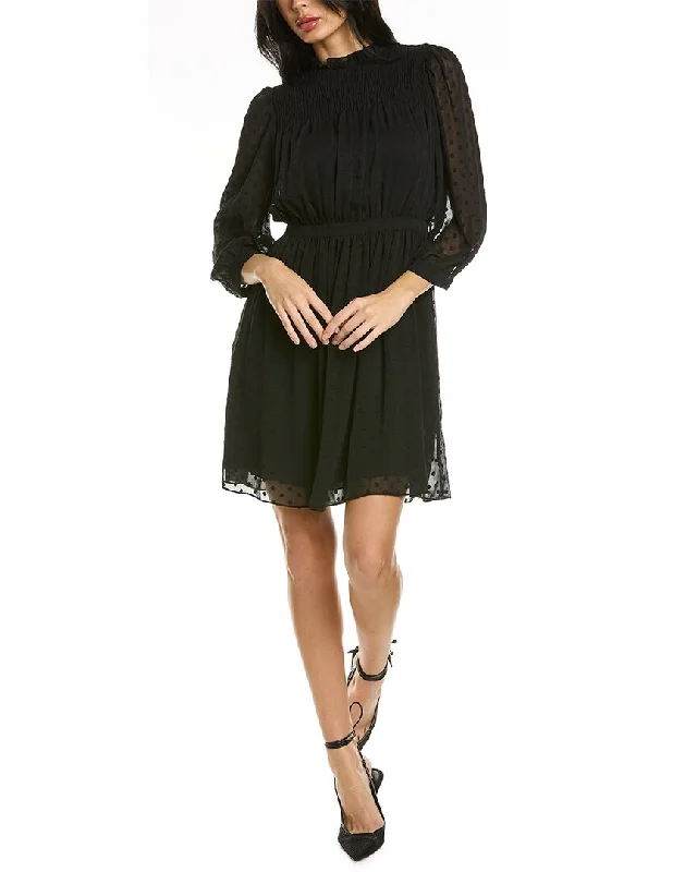 Rebecca Taylor Clip Dot Shirtdress
