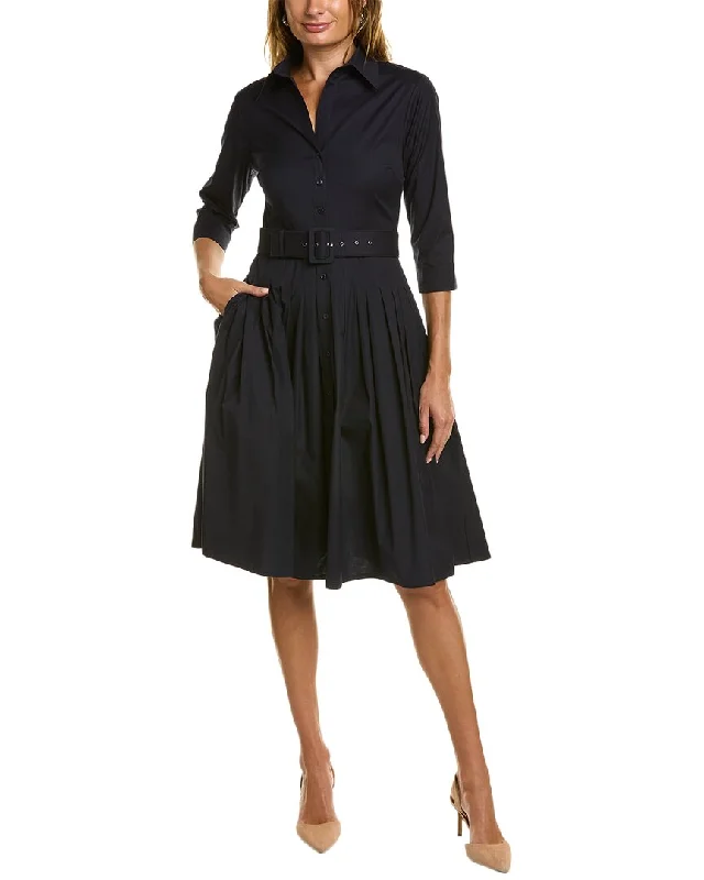 Samantha Sung 3/4-Sleeve Shirtdress