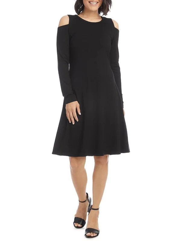 Womens A-Line Stretch T-Shirt Dress