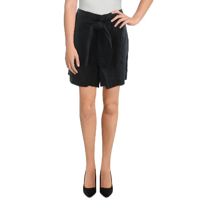 Lauren Ralph Lauren Womens Mini Belted Flat Front Tie-Waist/Belted