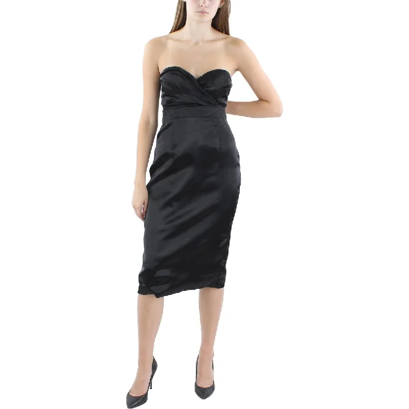 Beulah Womens Solid  Mini Dress