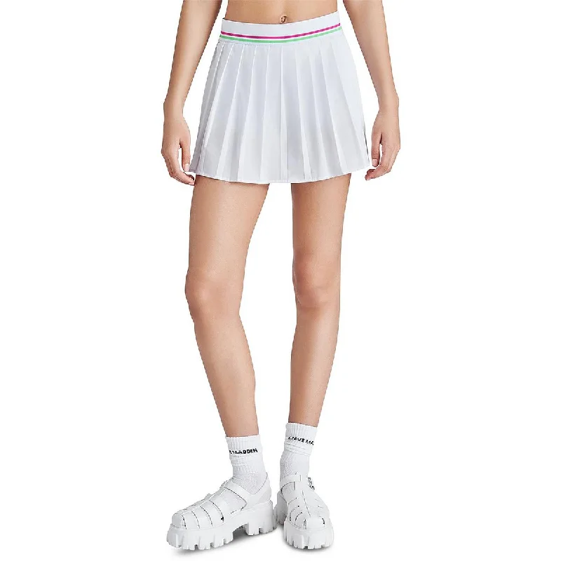 Steve Madden Womens  Pleated Mini Skort