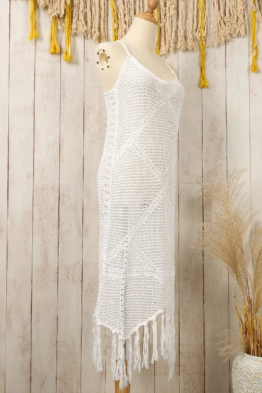Summer Crochet Mini Dress