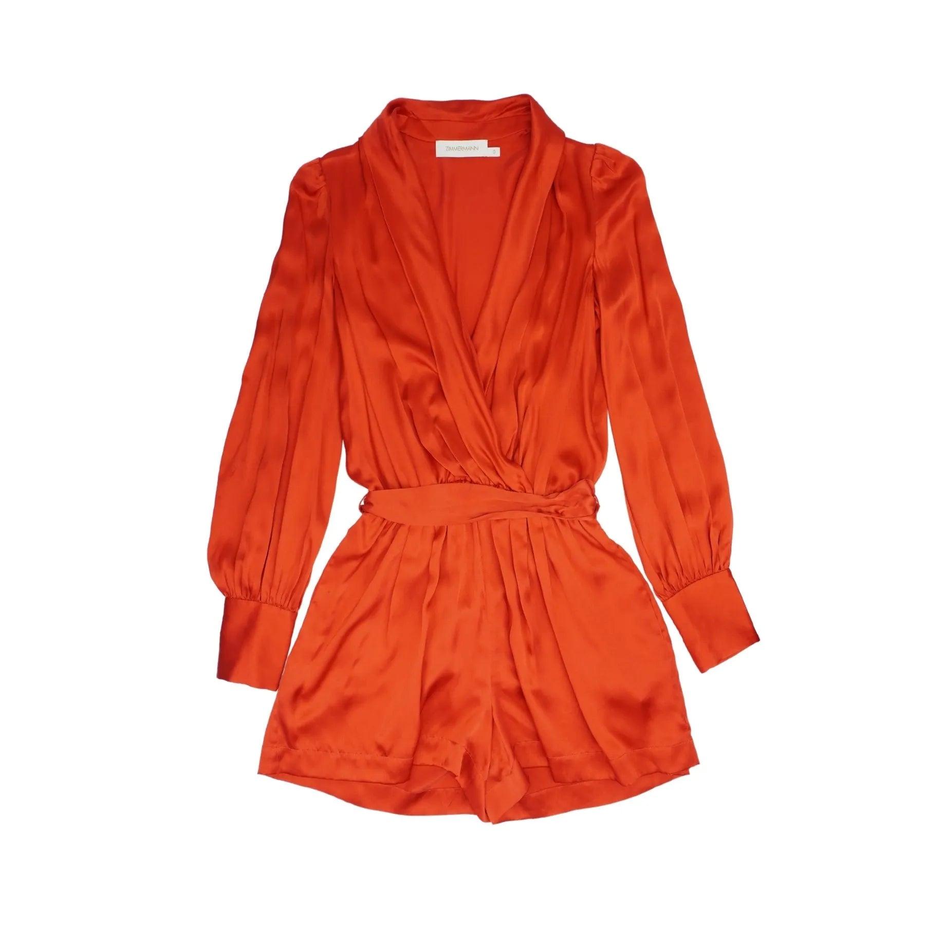 Zimmermann Silk Romper - Women's 0