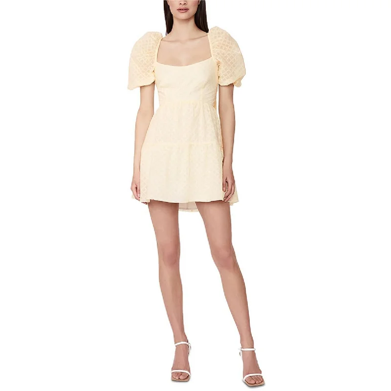 Bardot Womens Tie Back Mini Shift Dress
