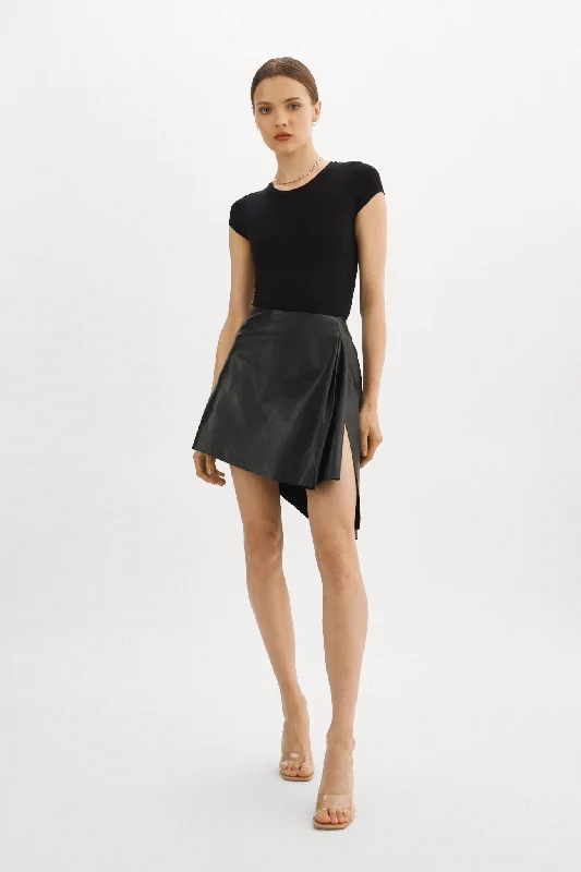 CELESTE | Asymmetrical Mini Skirt