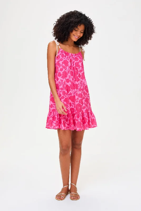 Fairhaven Tie-Shoulder Mini Dress