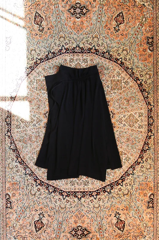Gathered Wrap SKT (BLACK)