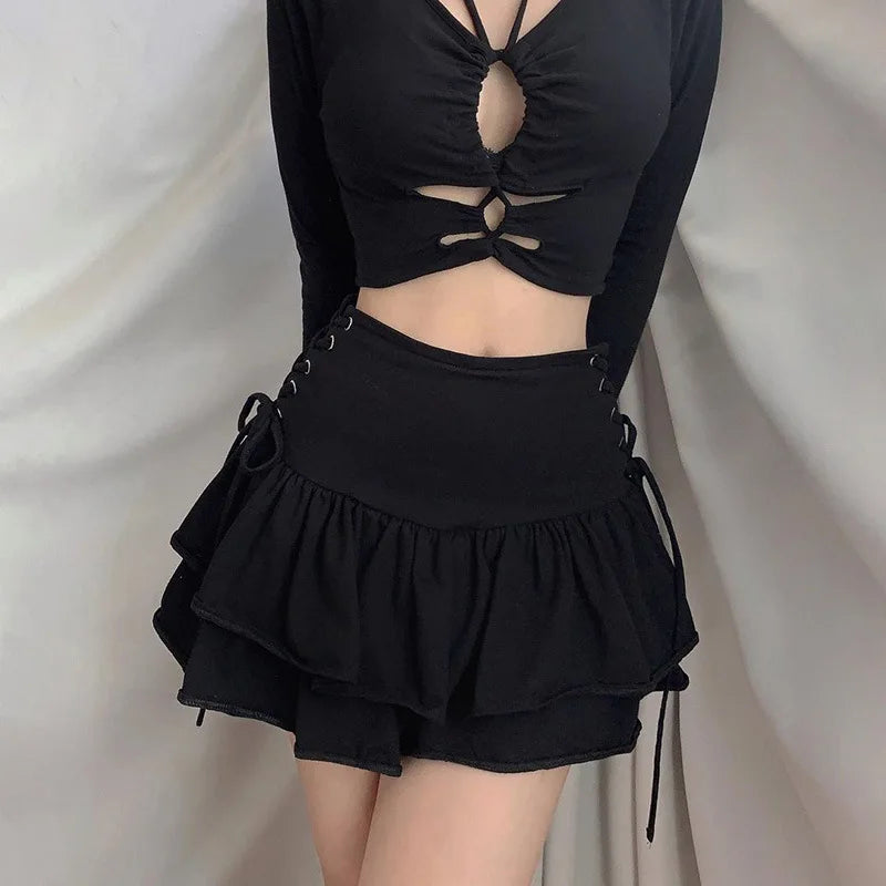 Gothic Cute Lolita Cake Mini Japanese Harajuku Girls Sweet Lace Plaid High Waist Pleated Goth Dark Skirt Gothic Cute Lolita Cake Mini Japanese Harajuku Girls Sweet Lace Plaid High Waist Pleated Goth Dark Skirt