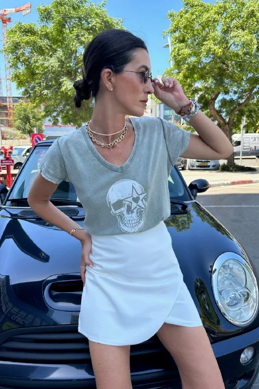 Mix mini skirt