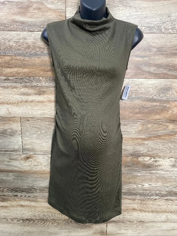 NEW Old Navy Maternity Mock Neck Mini Dress Green sz Small