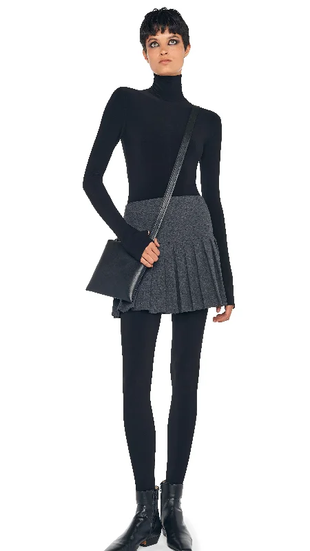 PLEATED MINI SKIRT