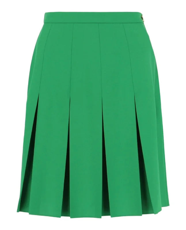 Pleated Mini Skirt