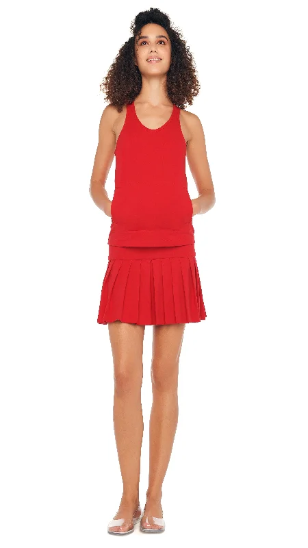 PLEATED MINI SKIRT