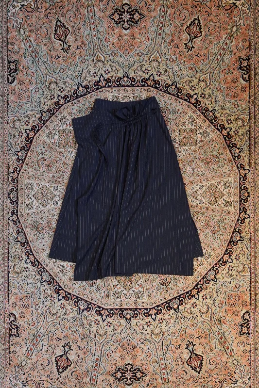 Gathered Wrap SKT (DARK NAVY)