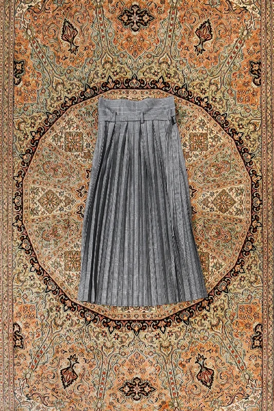 Pleats Wrap Belt (GRAY)